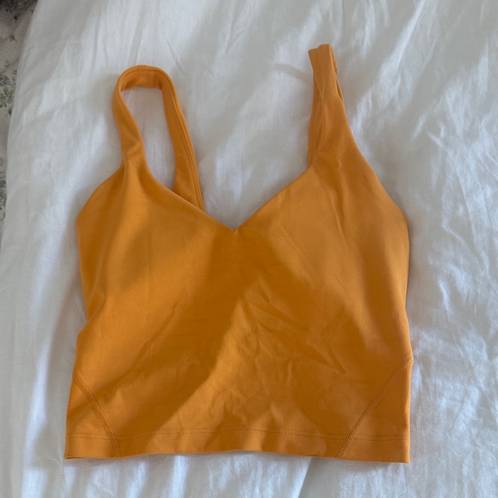 Lululemon Bright Orange Align Tank Top